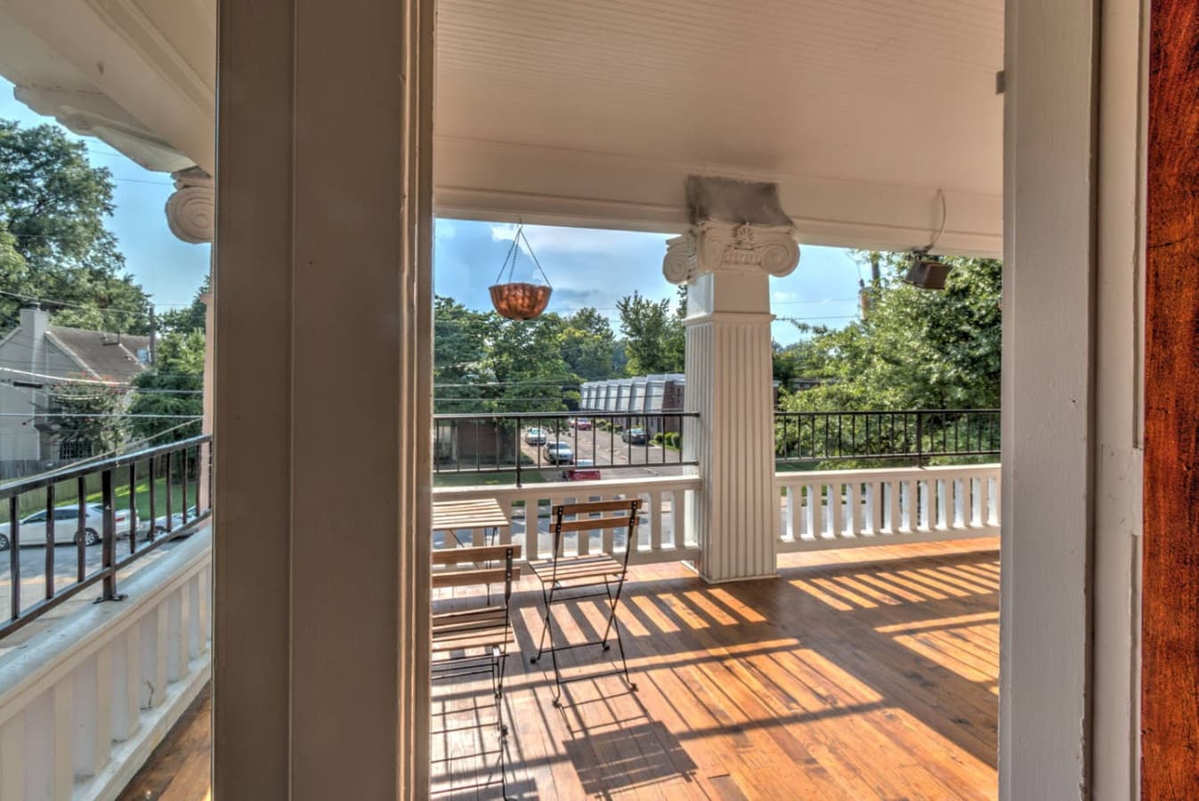 **Please note this is a shared space** the front porch upstairs which you are more than welcome to use