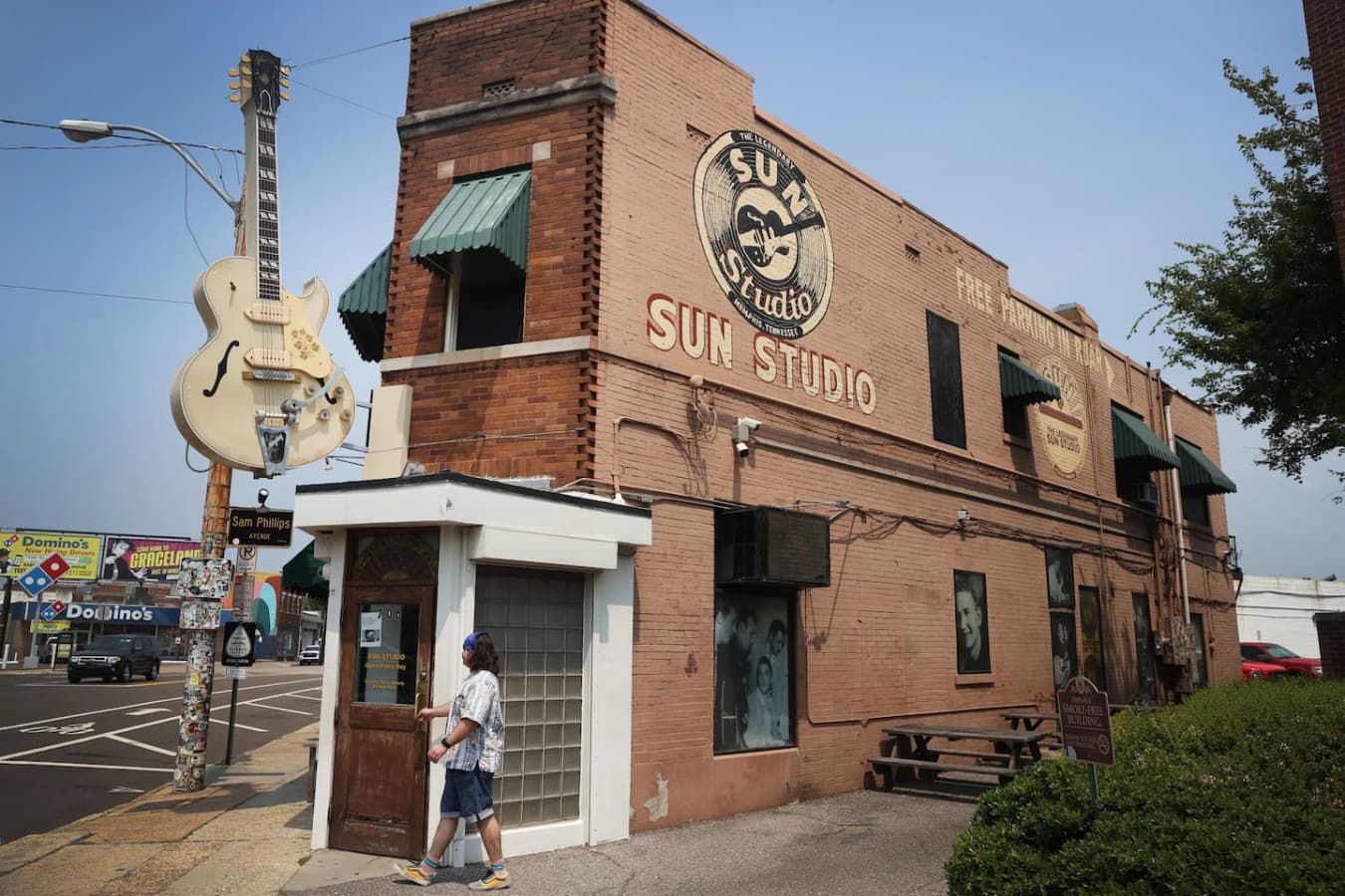 A quick 10-minute drive brings you to the iconic Sun Studio.
