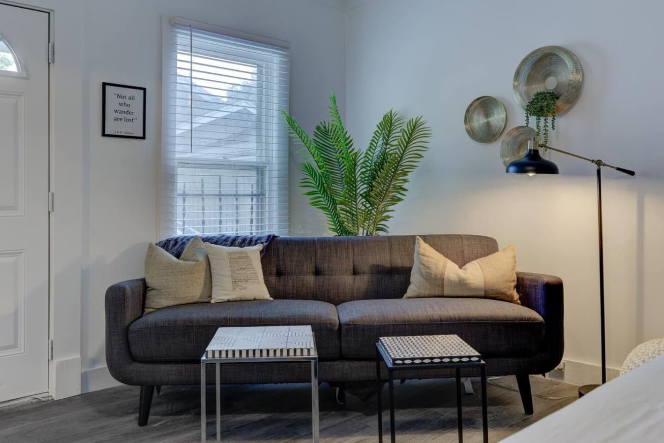 Kick back on the sofa and make yourself at home.