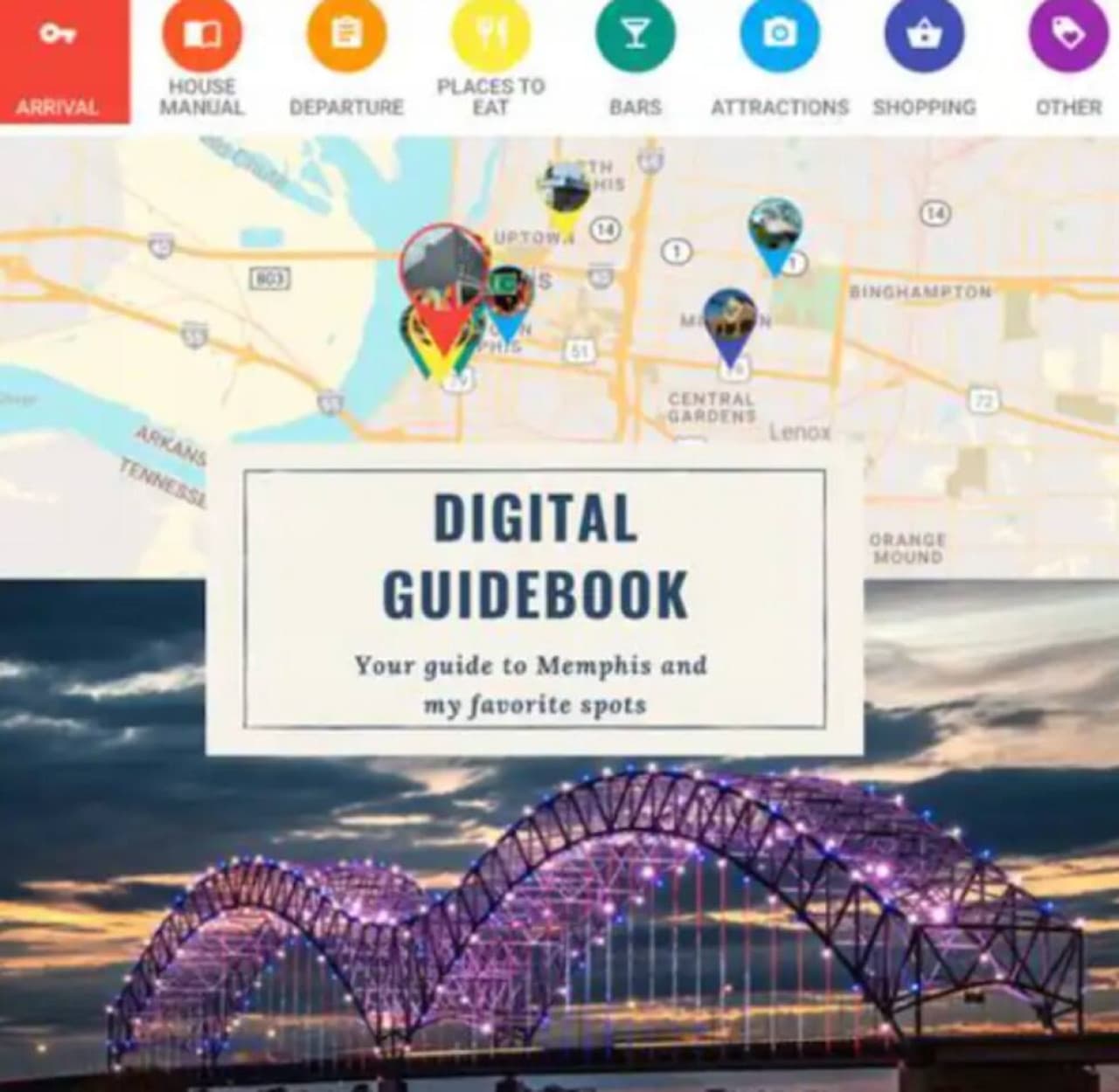 We will be sending you a digital guidebook with all my favorite recommendations around your apartment and some important information for your stay.