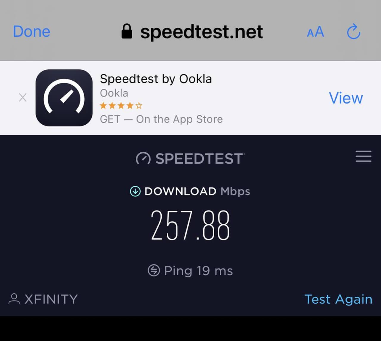 Super fast wifi for streaming and getting work done.