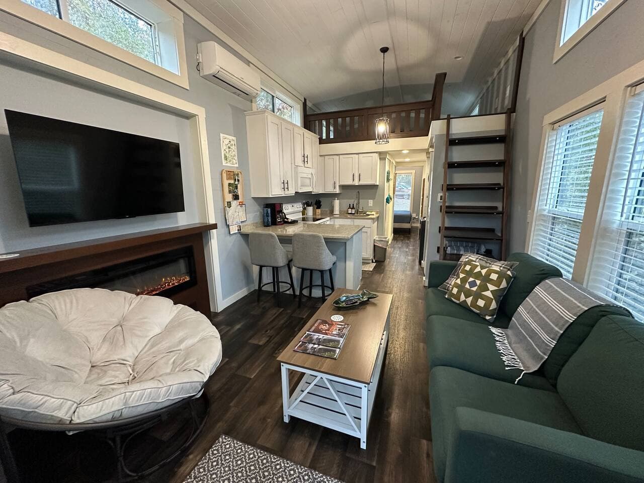 Open-concept living area with plenty of natural light.