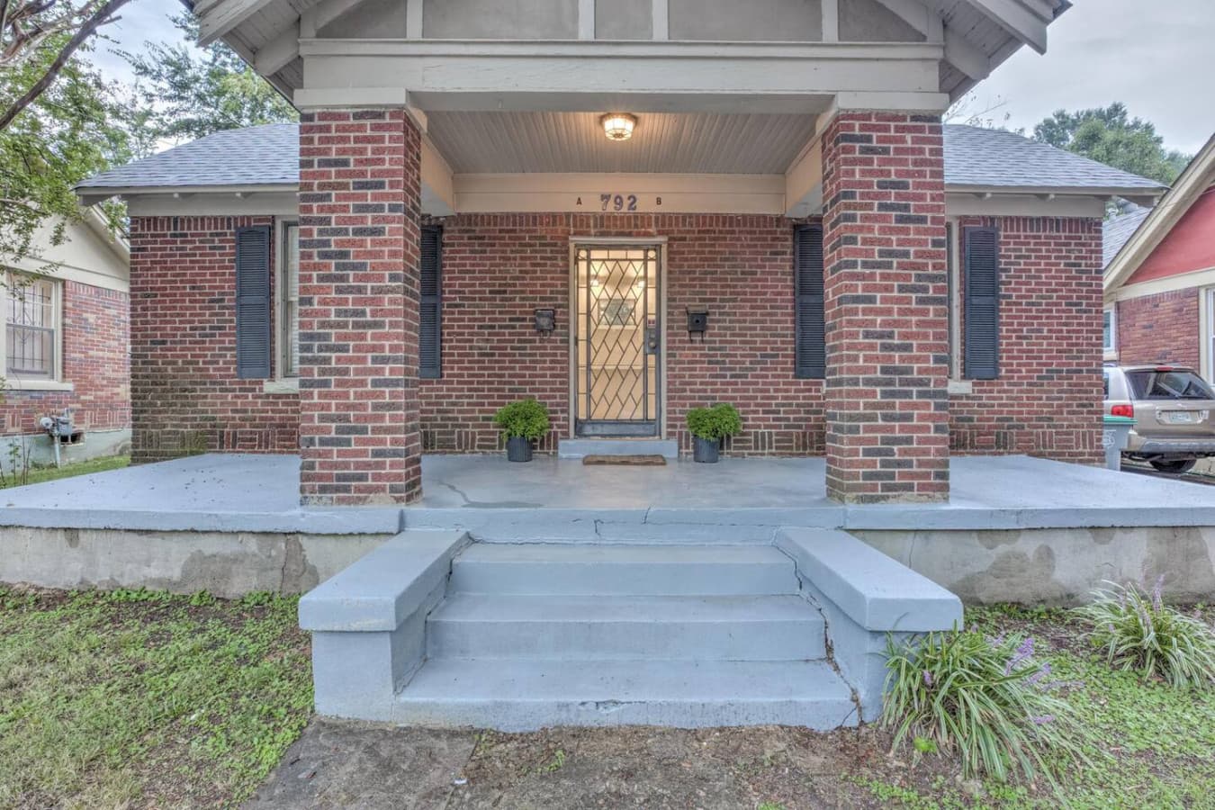 Red brick elegance that makes coming home feel special.