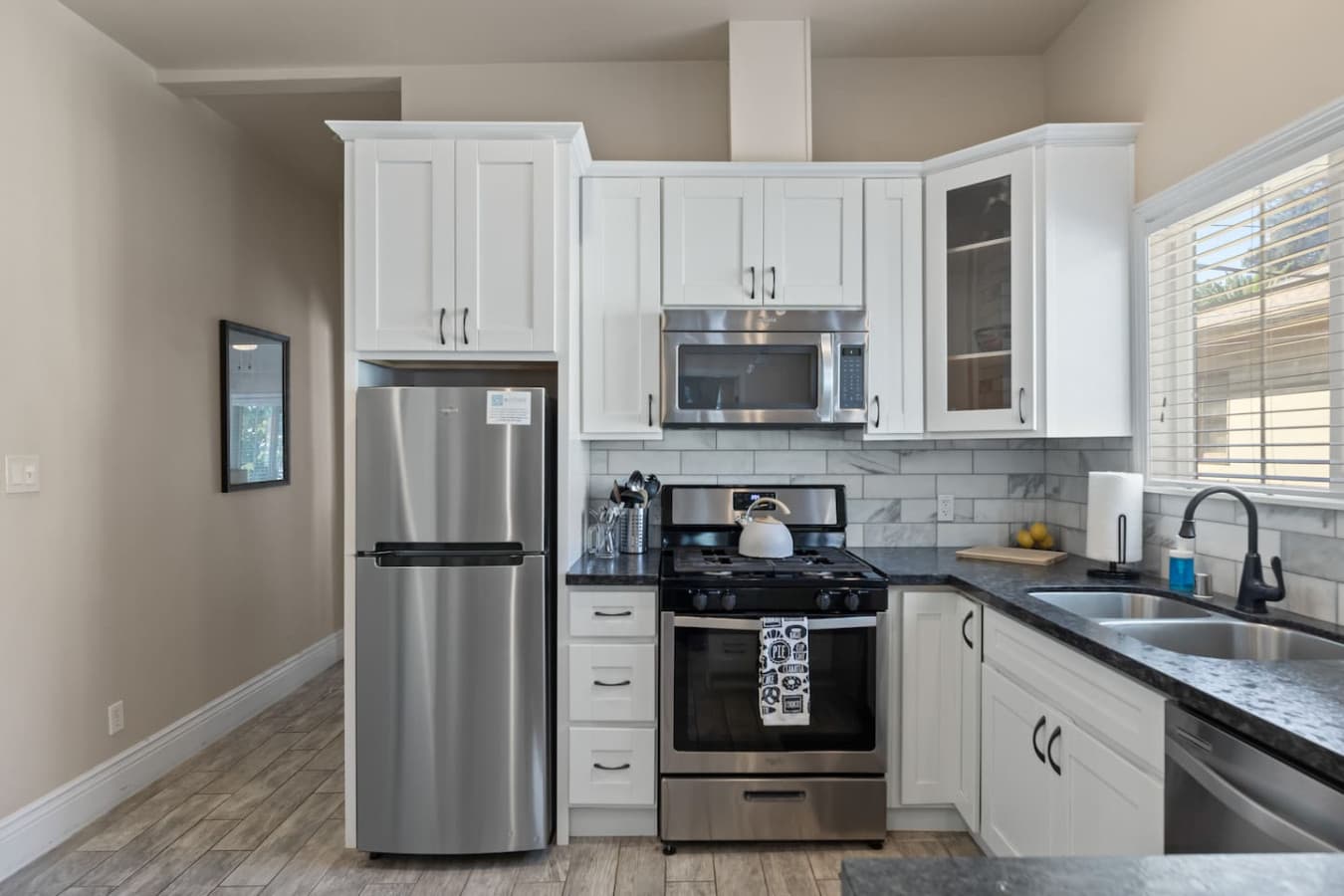 Fully-equipped kitchen.