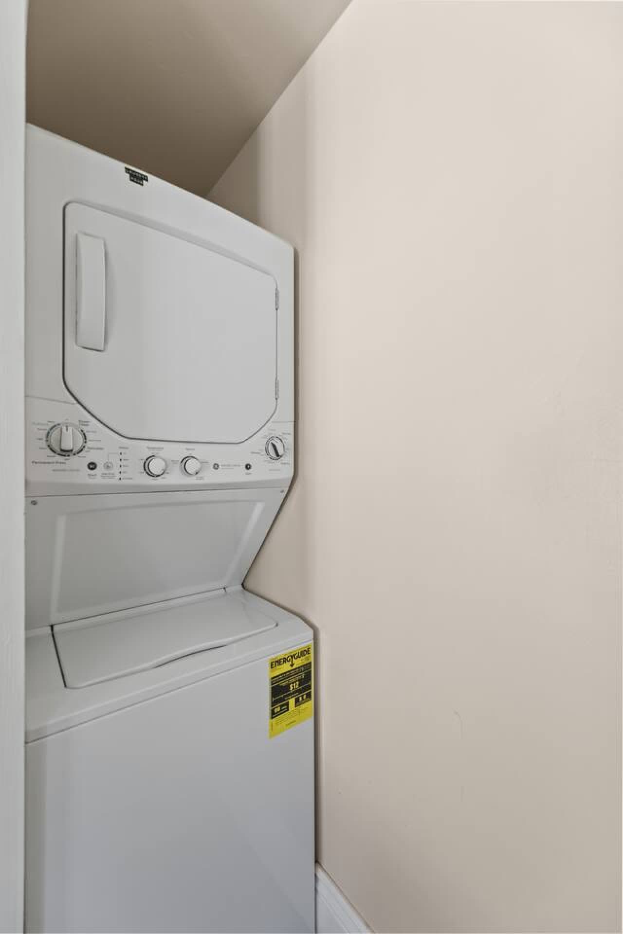 Washer and dryer in rear bedroom (soap provided).
