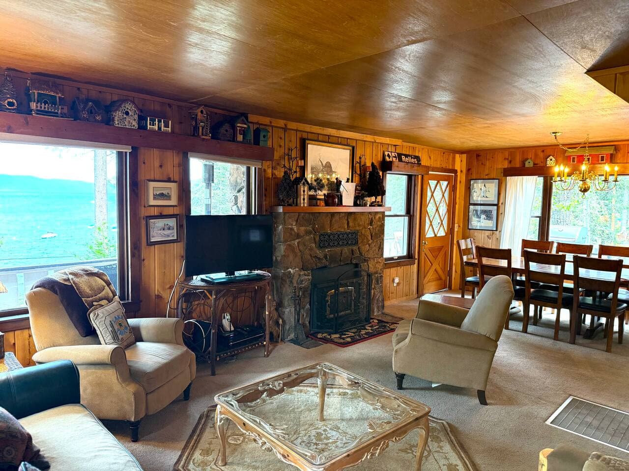 Gather here for movies, games, or just soaking in Tahoe’s beauty.