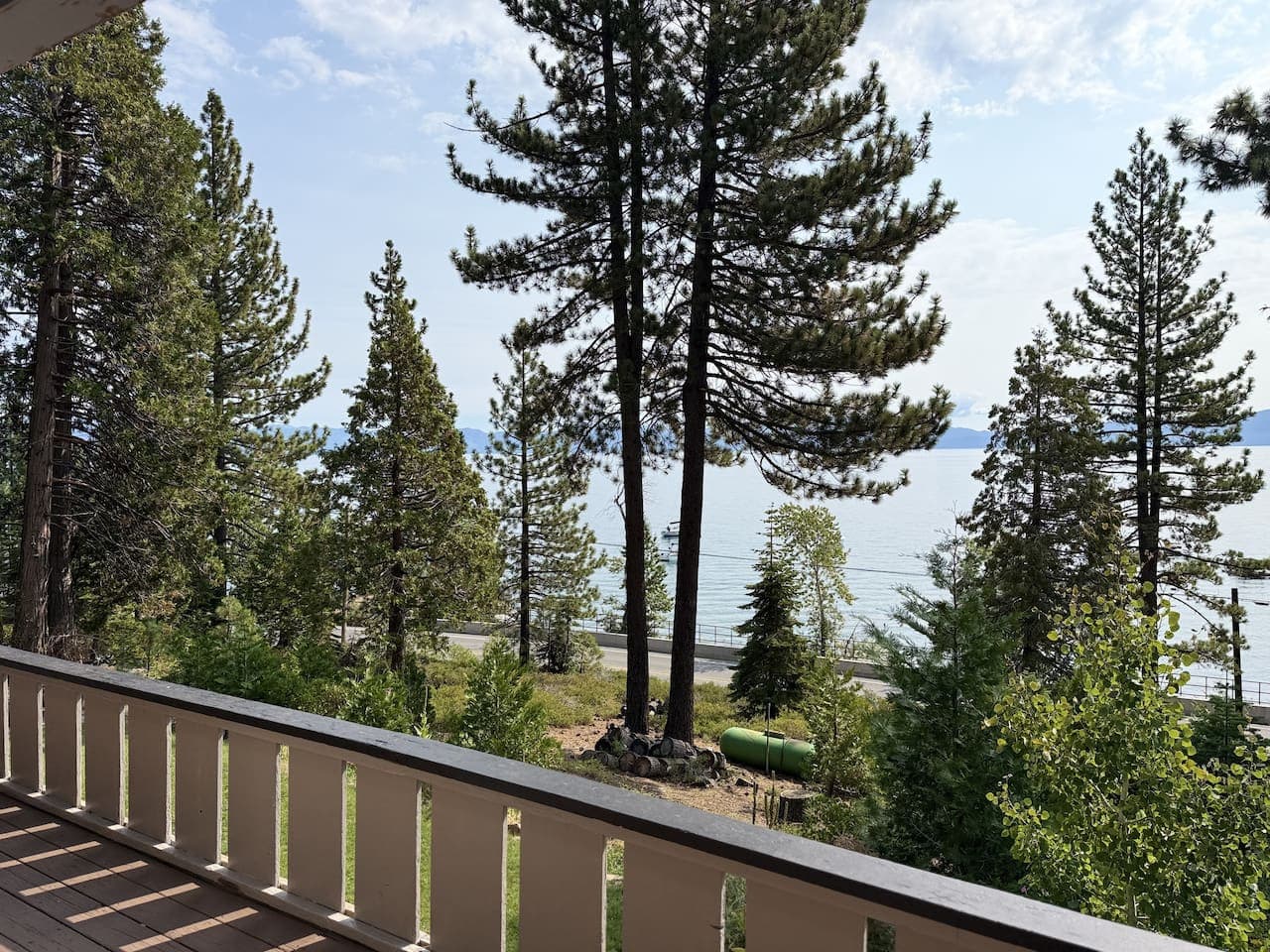 Tahoe’s beauty, right outside your cabin door.
