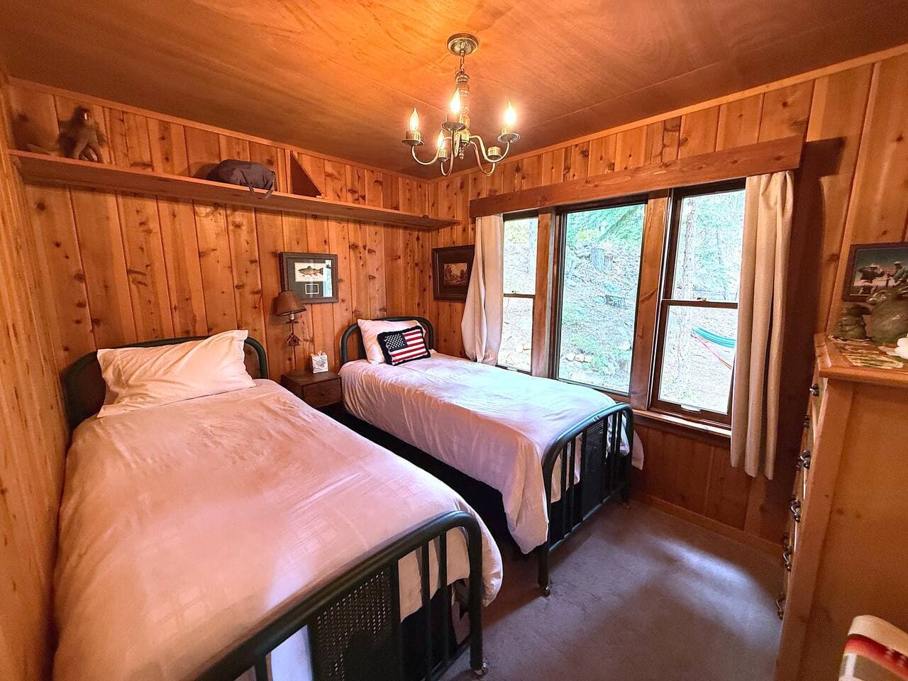Twin beds, endless possibilities for rest and relaxation.