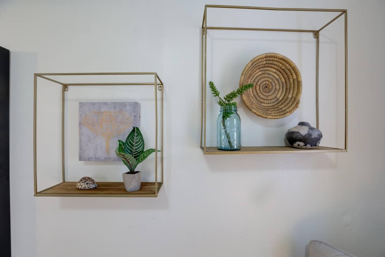 Thoughtfully curated décor adds warmth and character to the space.
