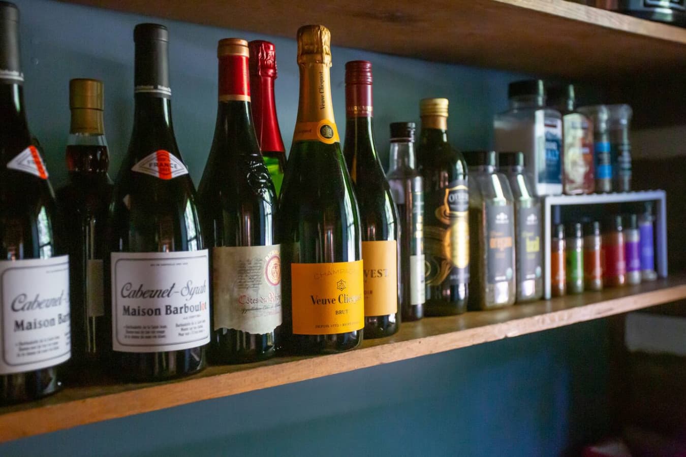Small details, big flavors—spices and wine to make every dish special.