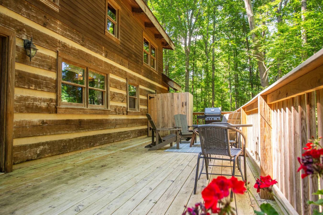 Your back deck haven for cozy moments and endless fresh-air relaxation.