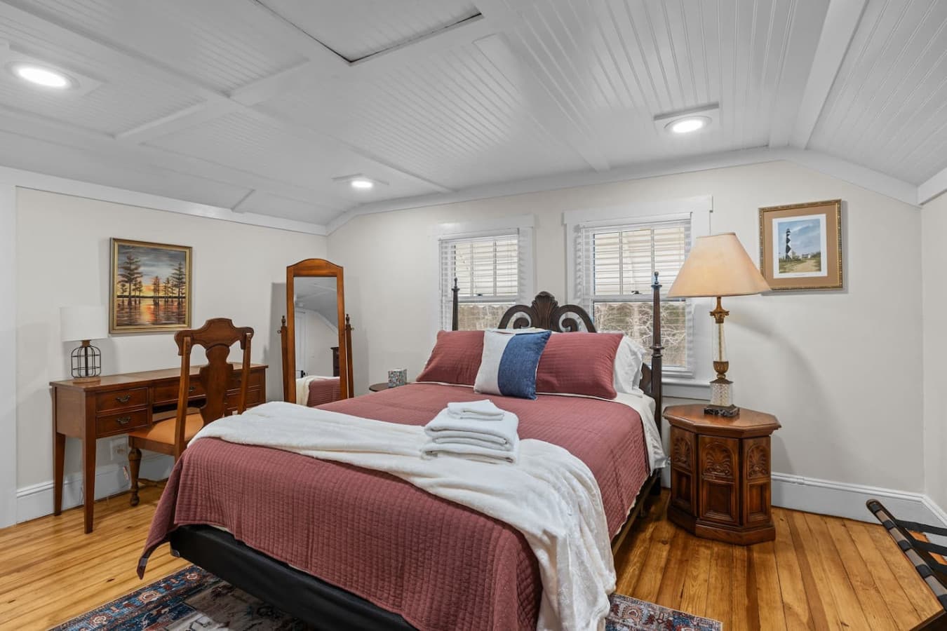 Soft sheets, a comfy mattress, and all the peace you need for a perfect getaway.