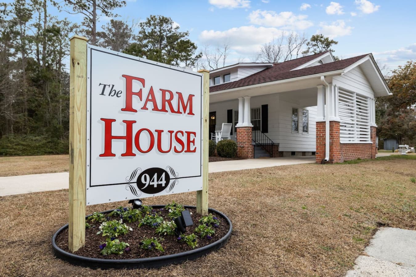 The Farmhouse welcomes you home.