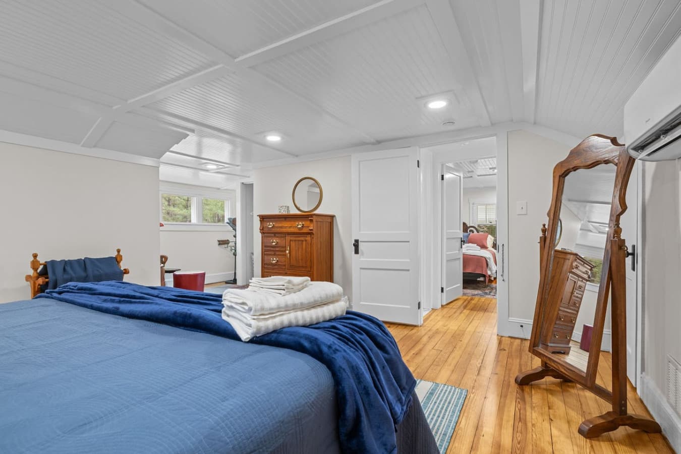Wake up and bask in the natural light coming from the windows