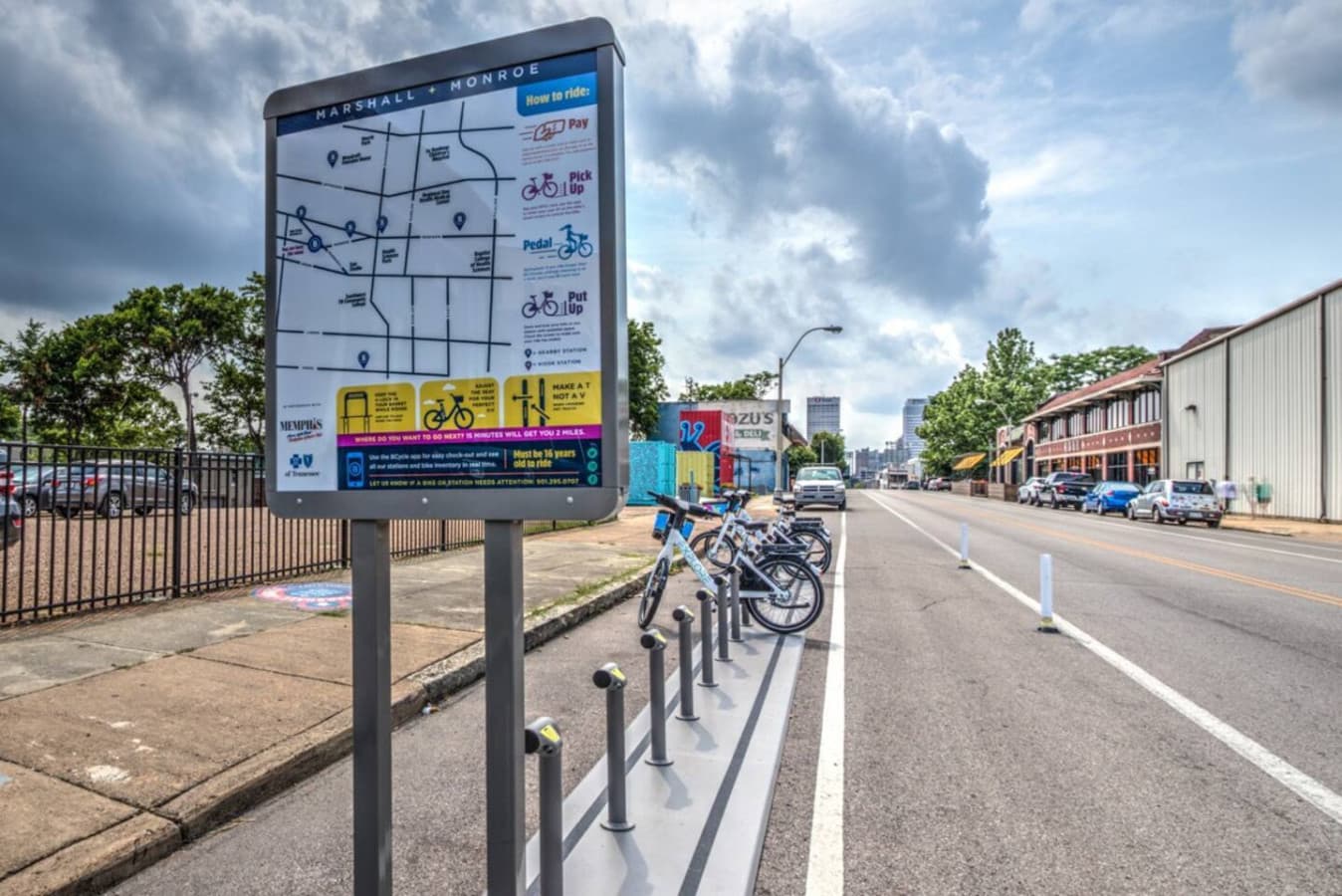 Just download the app, hop on and cruise around midtown. These bikes are located all over the place. just a few bucks an hour and great exercise!