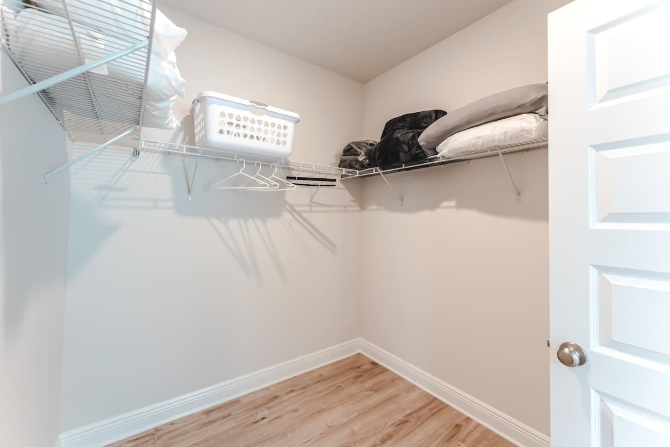 Walk-in closet to store all your bags!