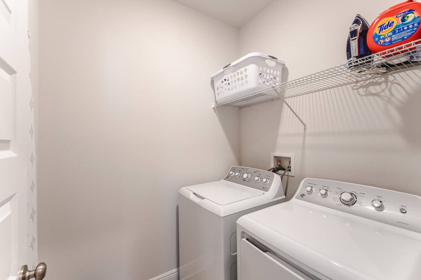 Washer and dryer are available at the property so no need to overpack!