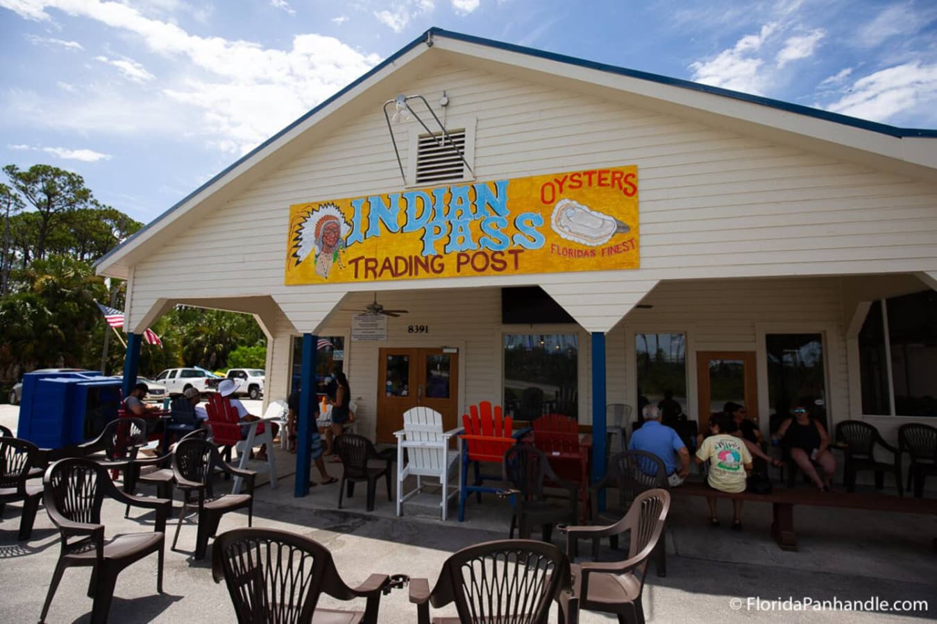 10-min drive. A true local gem with a rustic, Old Florida feel. Famous for its oysters, cold drinks, and laid-back vibe, it’s a must-visit if you want an authentic taste of the area’s coastal culture.