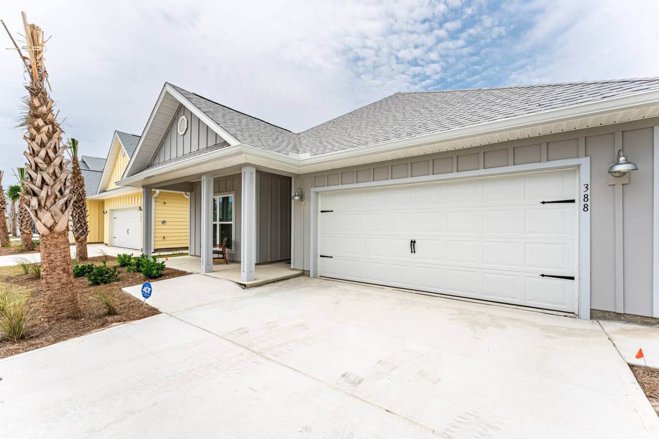Two-car parking in the driveway