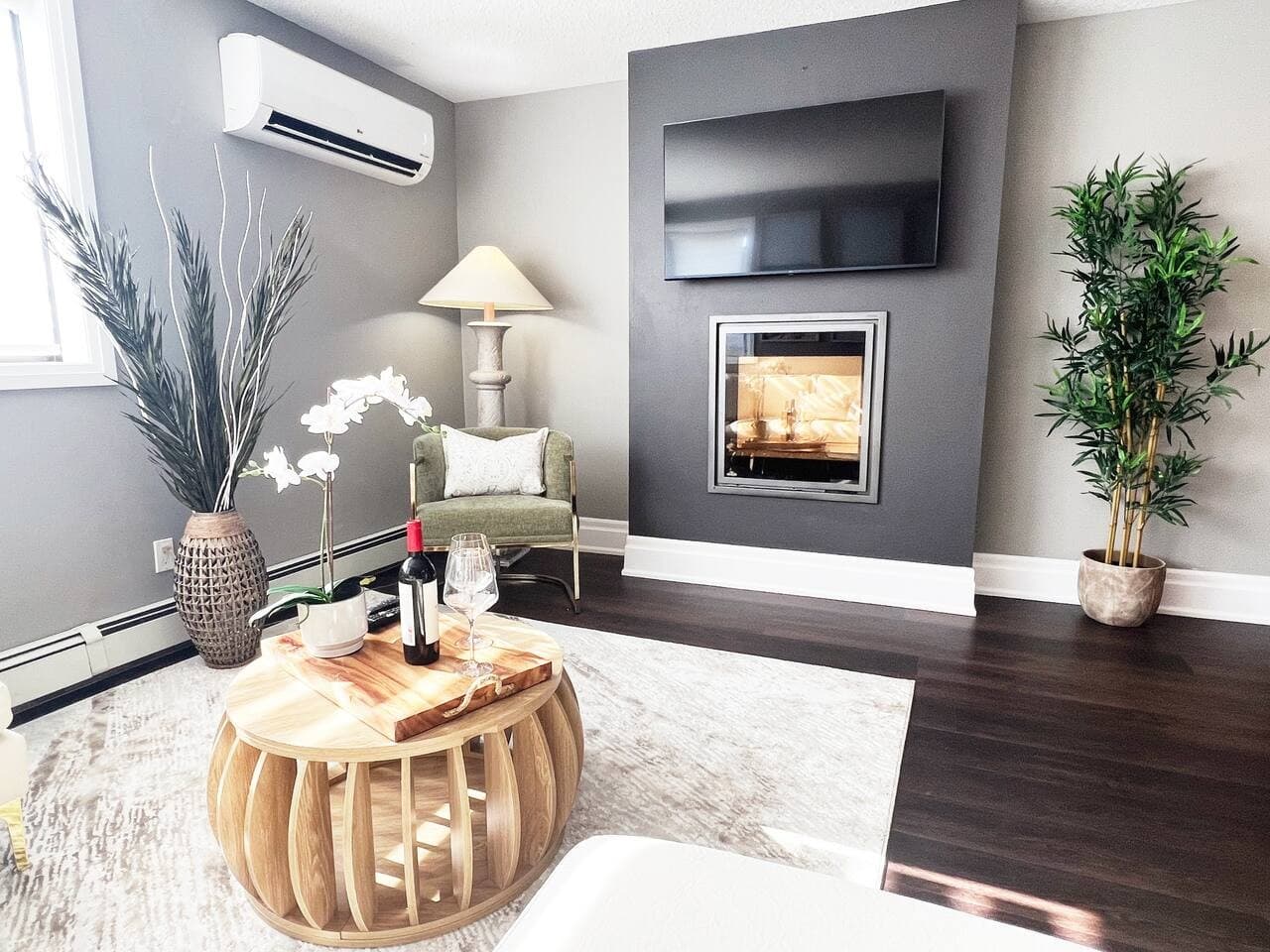 Kick back and relax in our cozy living room.