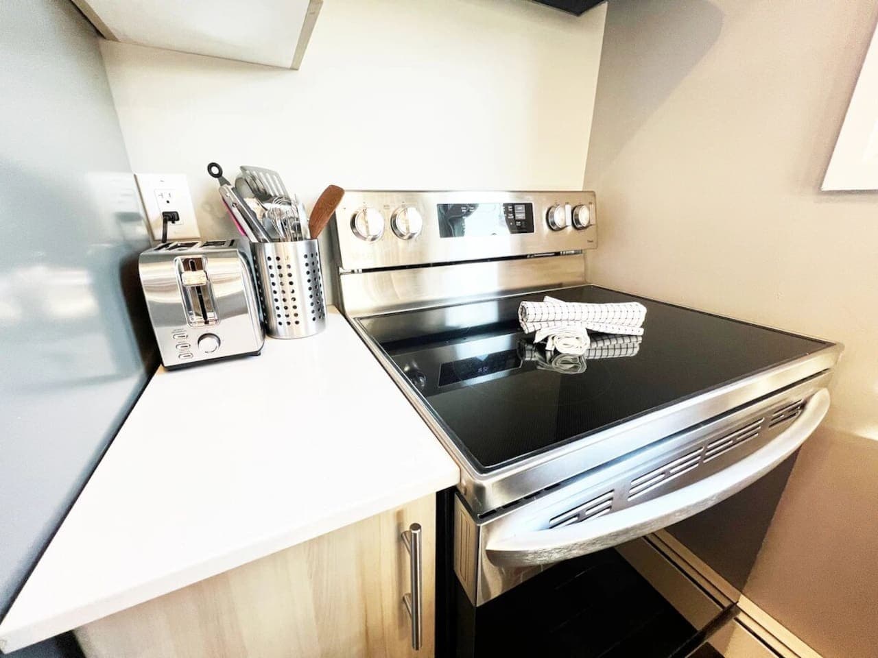 Appliances, spices, all your essentials in one place.