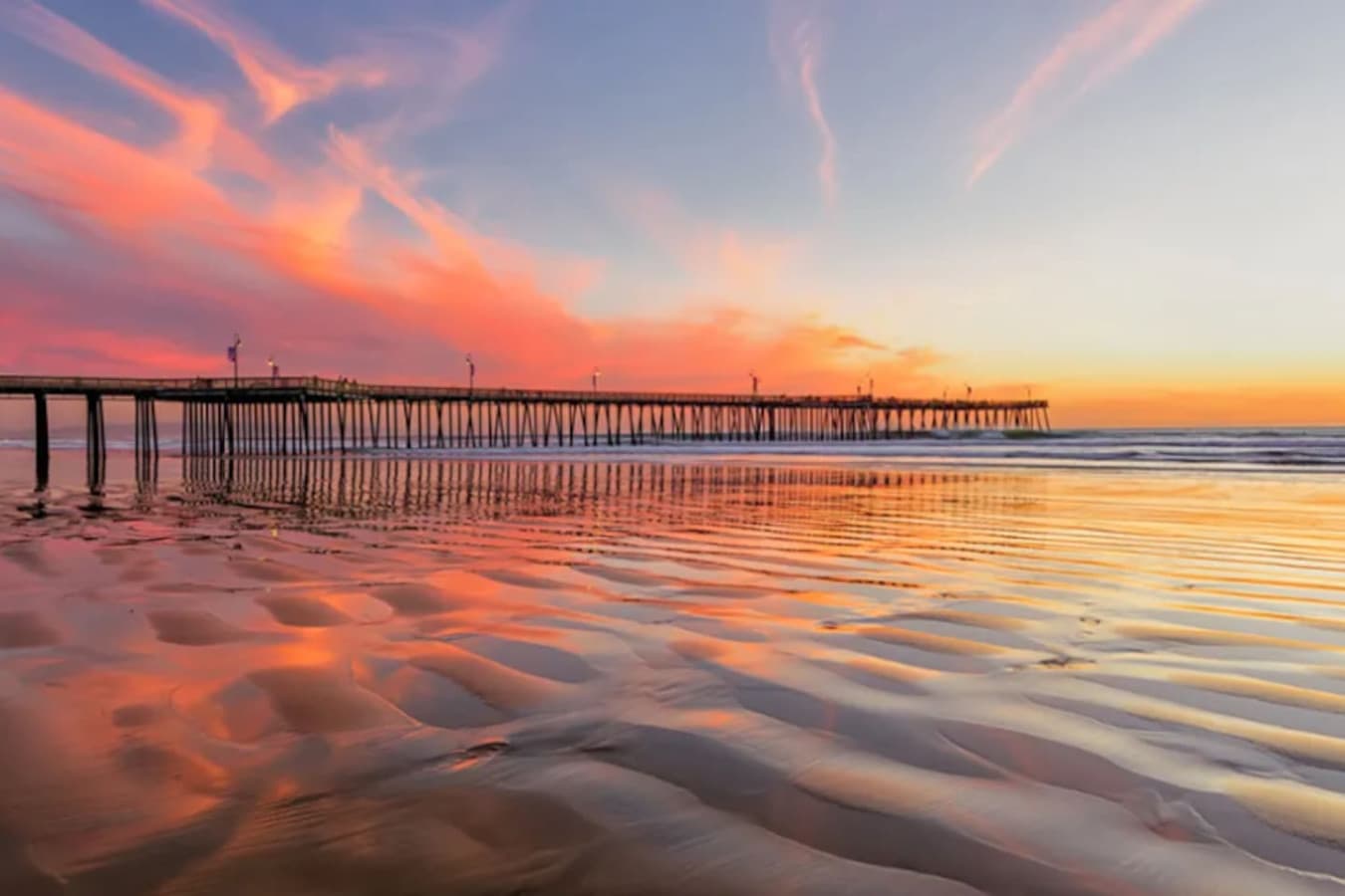 Pastel painting quality sunsets.
