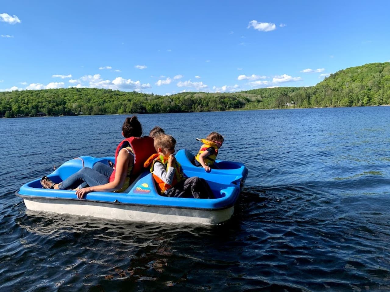Your very own lake cruiser—paddle your way around the lake!