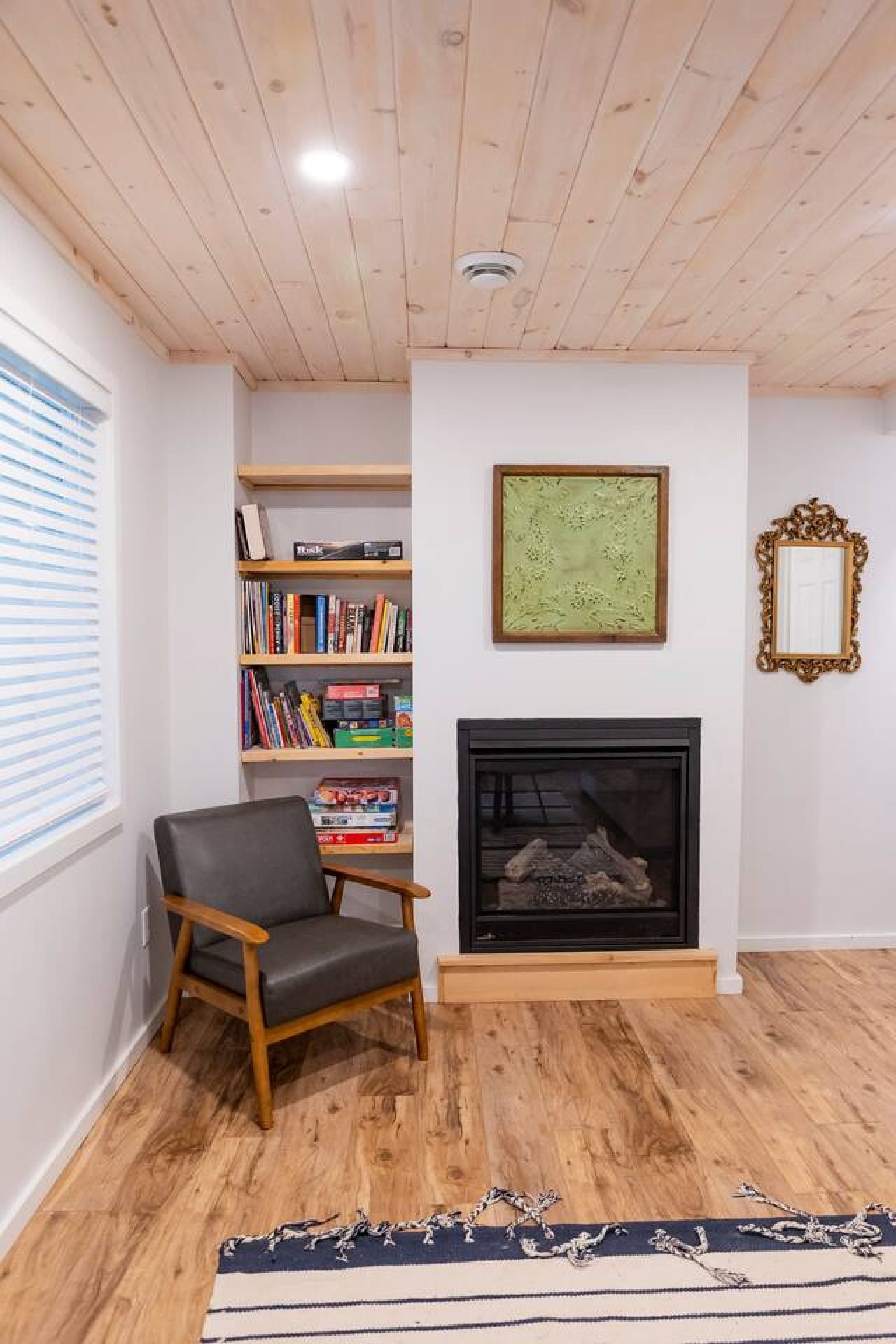 Settle by the fireplace with a good book and let the time slow down.