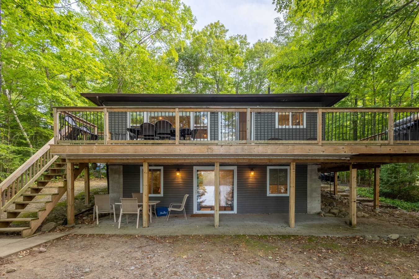 Your lake house smack right in the heart of nature, what more could you ask for?