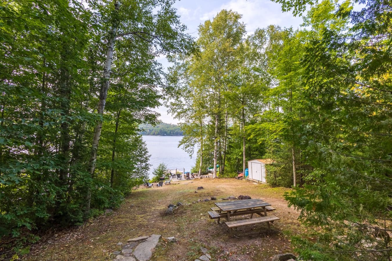 An inviting outdoor space for chatting, sipping, and soaking up the fresh air.