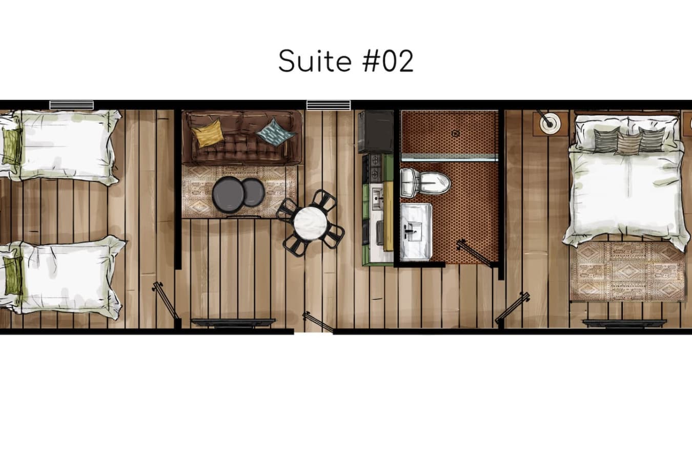 Visualizing your vacation? Here’s the full layout—now you can claim the best room first!