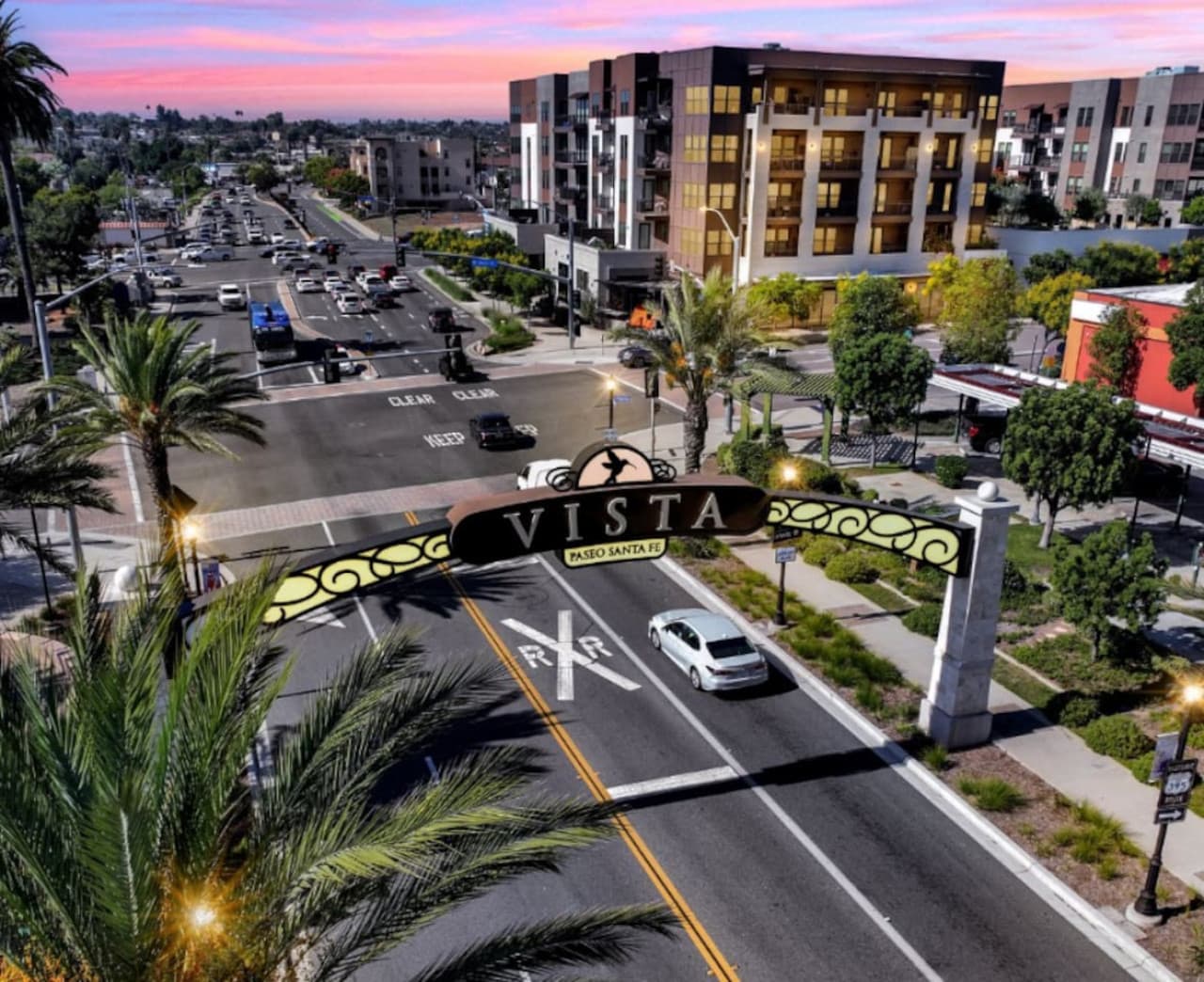 Stunning downtown views in Vista.