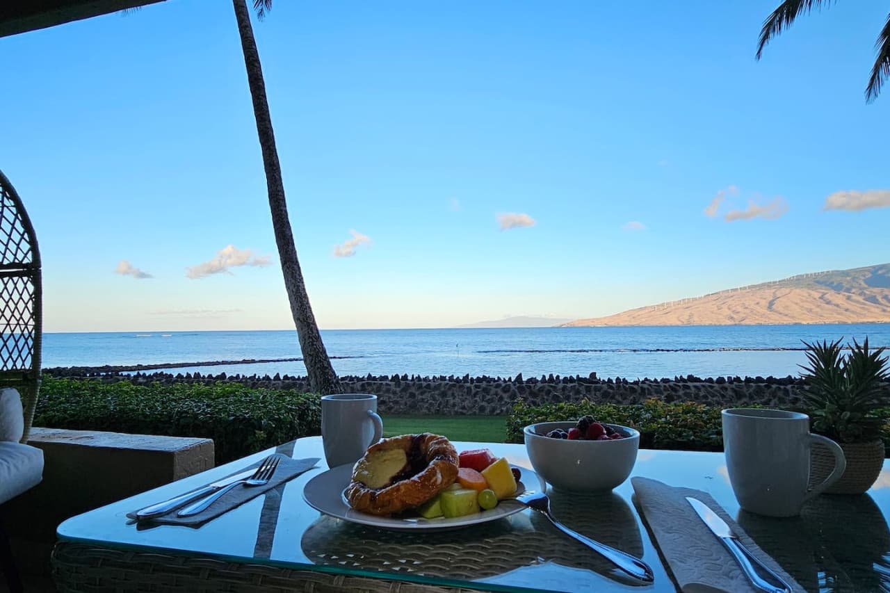 Start your day with breakfast al fresco, surrounded by beauty.