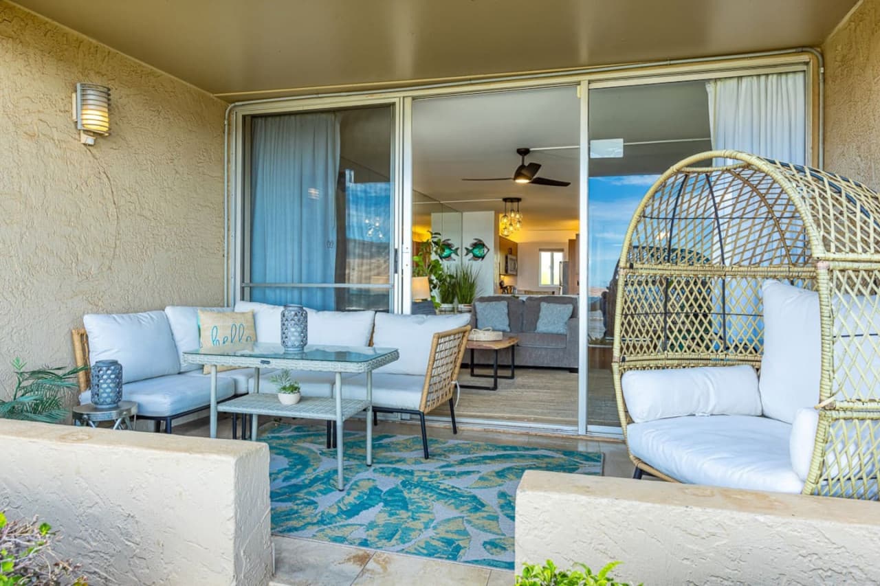 Soak up the sun or simply enjoy the view—your personal slice of heaven.