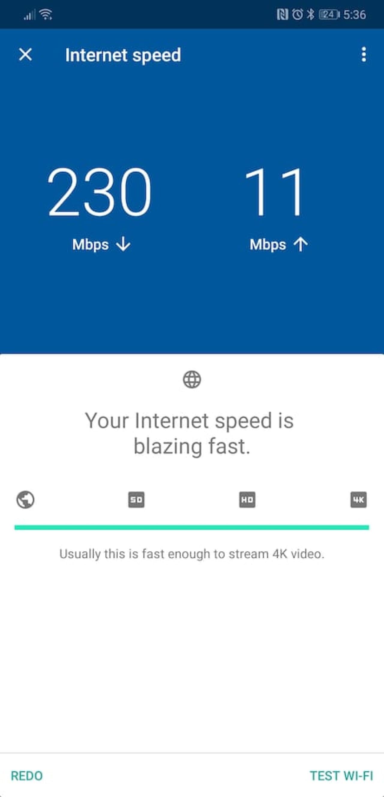 Super fast wifi for all your work and streaming needs.