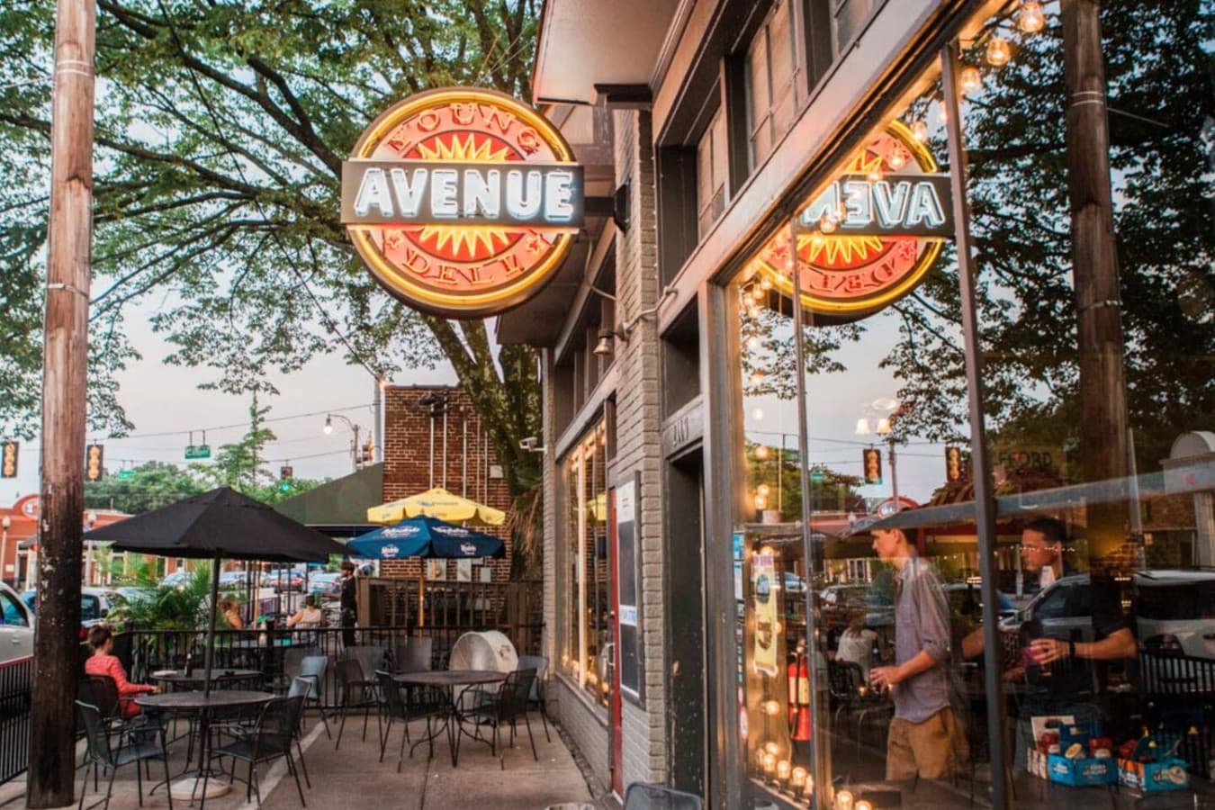 Cooper-Young: where art, culture, cuisine, and community meet in Memphis’ historic Midtown. Only 8 minutes drive away!