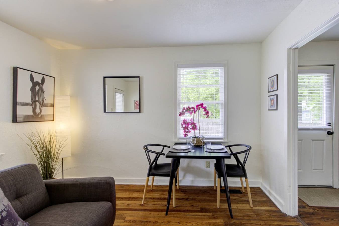 Small table, big moments—your Memphis dining nook.