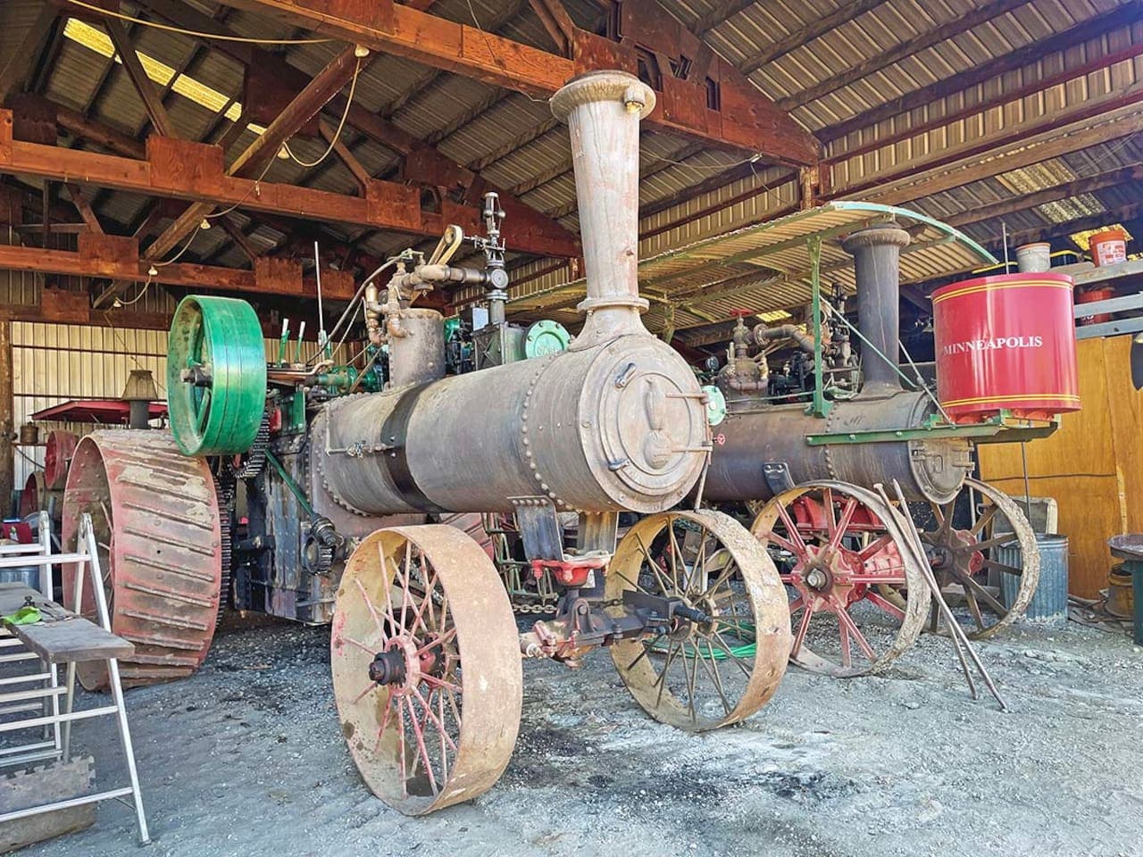 Just 10 minutes away, Antique Gas & Steam Engine Museum where past is always in motion.