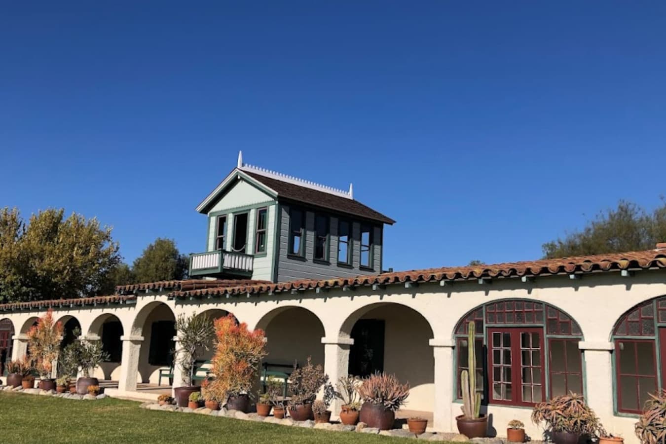 Just 10 minutes away from the past—step into history at Rancho Guajome Adobe. ️