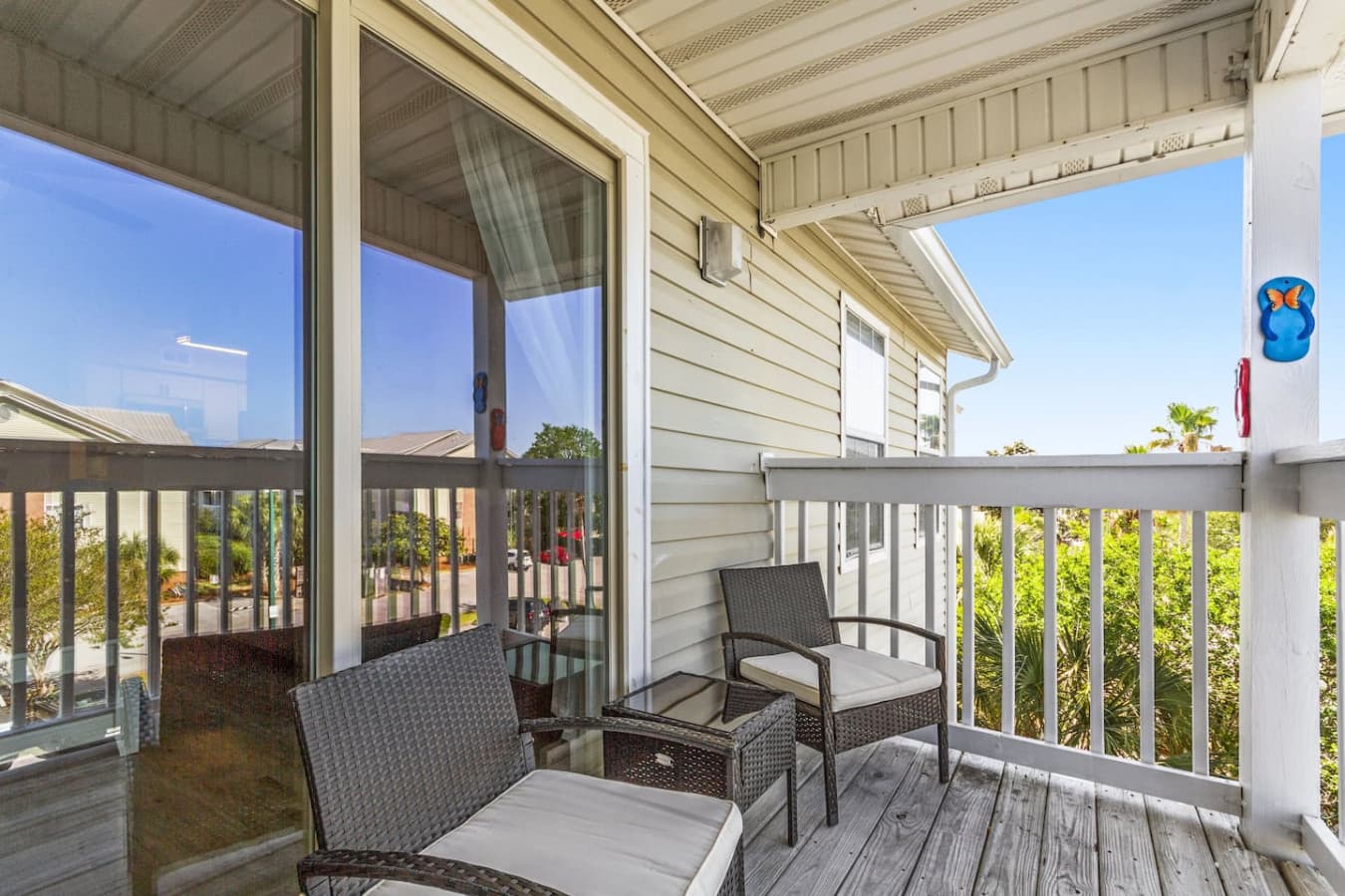 Breathe in the fresh air! Enjoy your own private balcony, perfect for morning coffee or evening sunsets, and take in the beautiful surroundings.