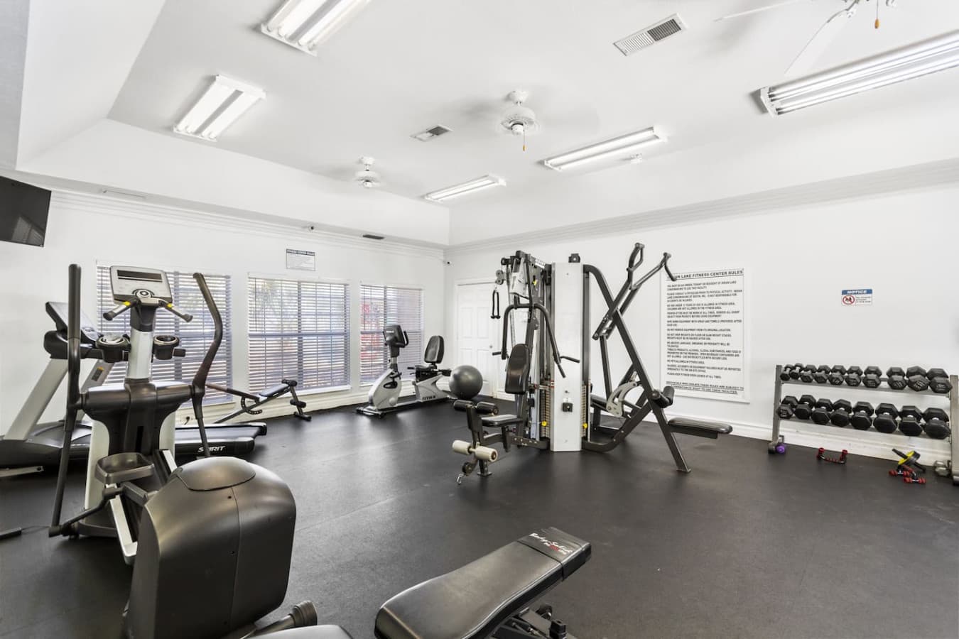 Enjoy access to a fully equipped shared gym, perfect for maintaining your fitness routine during your stay.