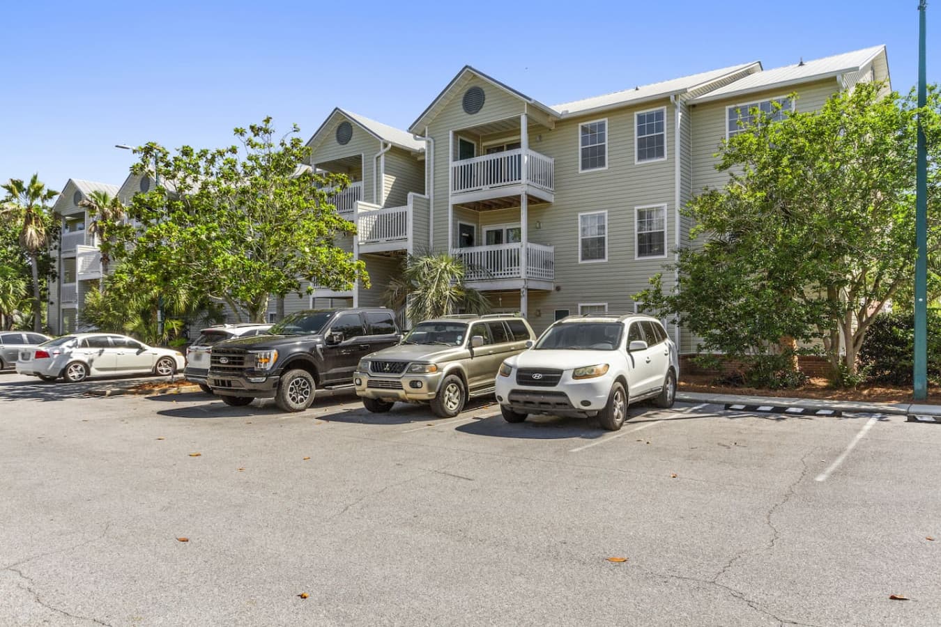 The charming exterior of this building offers a warm, inviting atmosphere, setting the perfect tone for your stay.