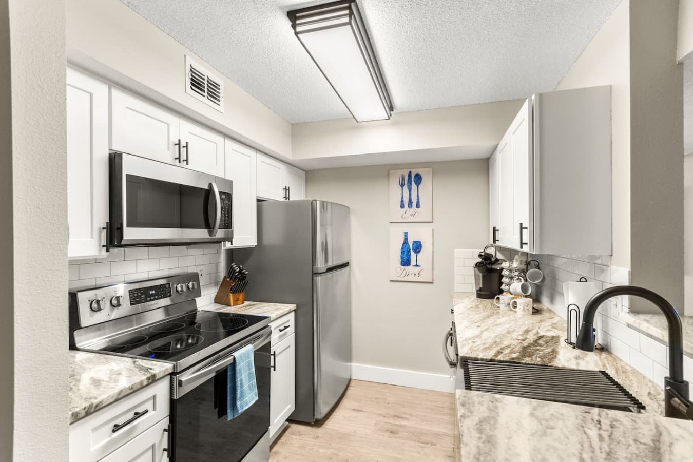 A spacious, well-equipped kitchen for all your cooking adventures.
