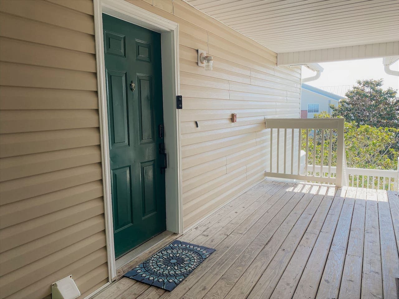 A welcoming entrance of the unit invites you in, setting the stage for a relaxing and enjoyable stay.