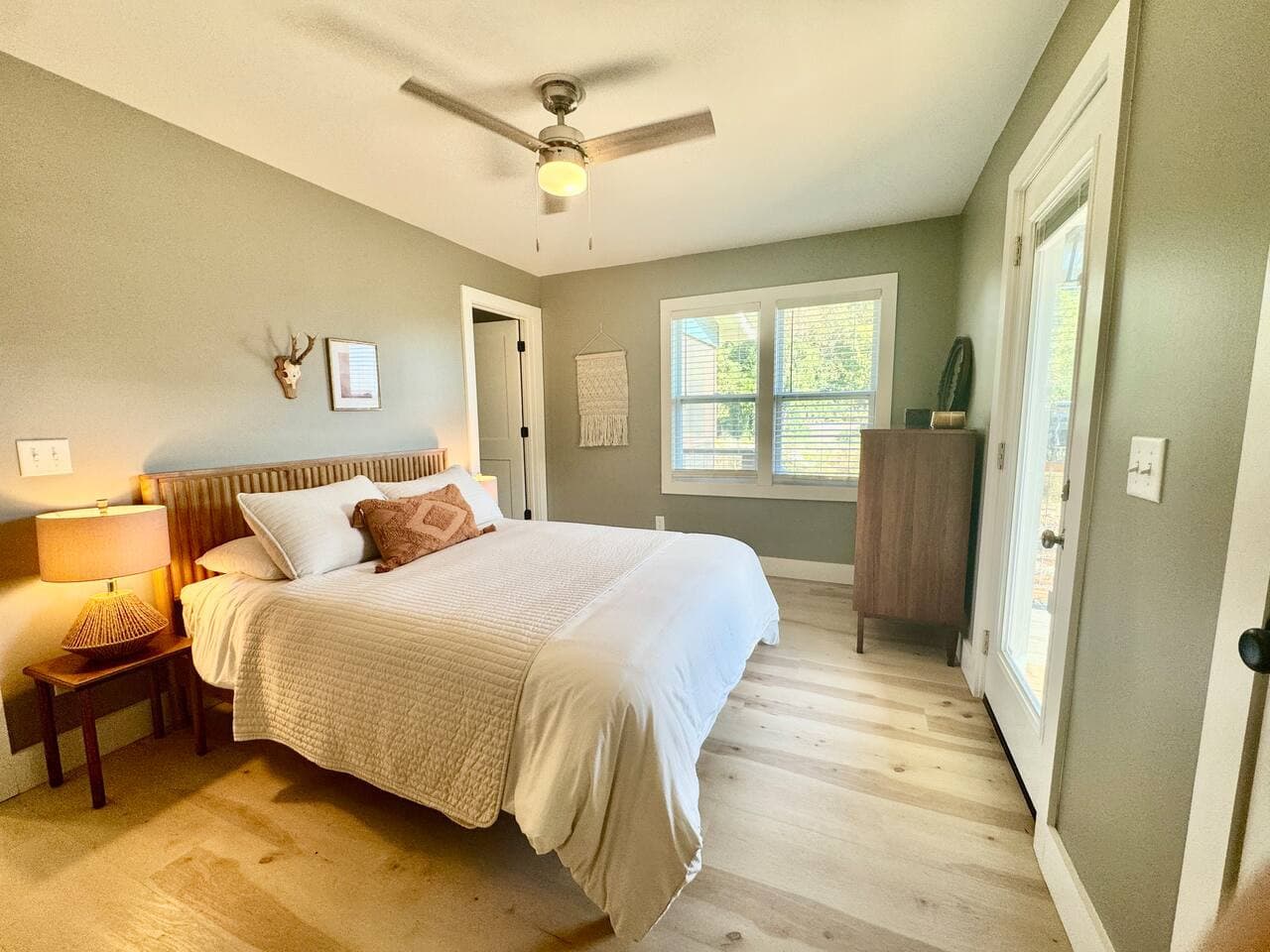 Dream big in this comfy master bedroom.