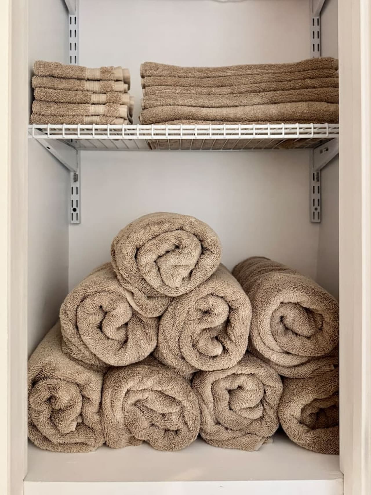 Every detail counts—fresh towels await after a day of adventure.