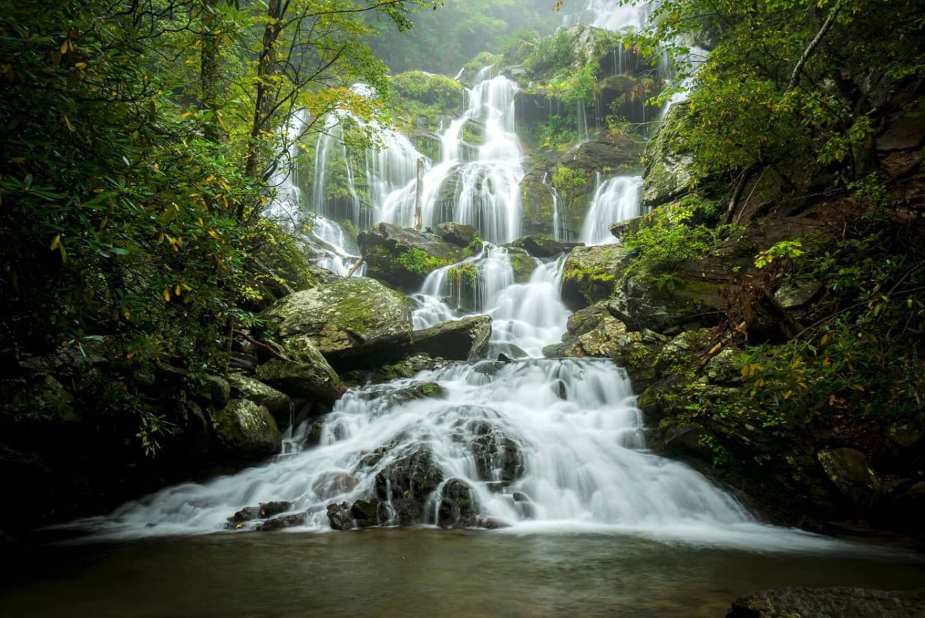 Just 10 minutes away, Catawba Falls Trail leads to stunning waterfalls and scenic views.