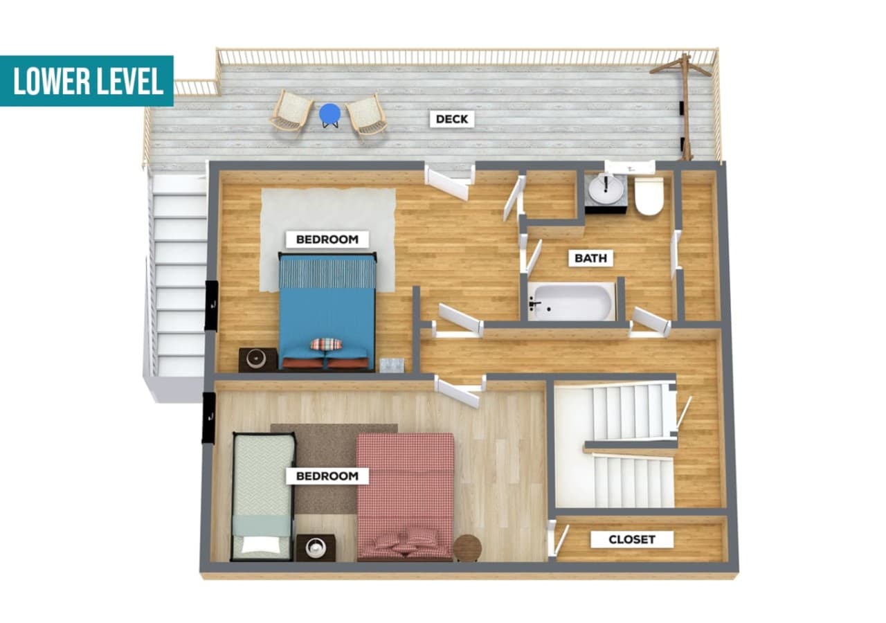 Room for Everyone – No one’s sleeping on the couch here! With plenty of rooms and spaces, everyone gets their own little retreat.