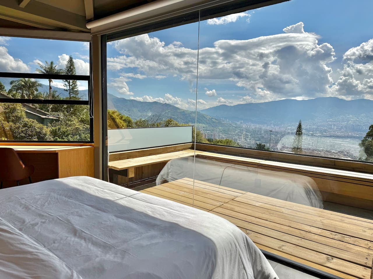 Warm, inviting, and filled with natural light—this bedroom offers comfort paired with stunning views.