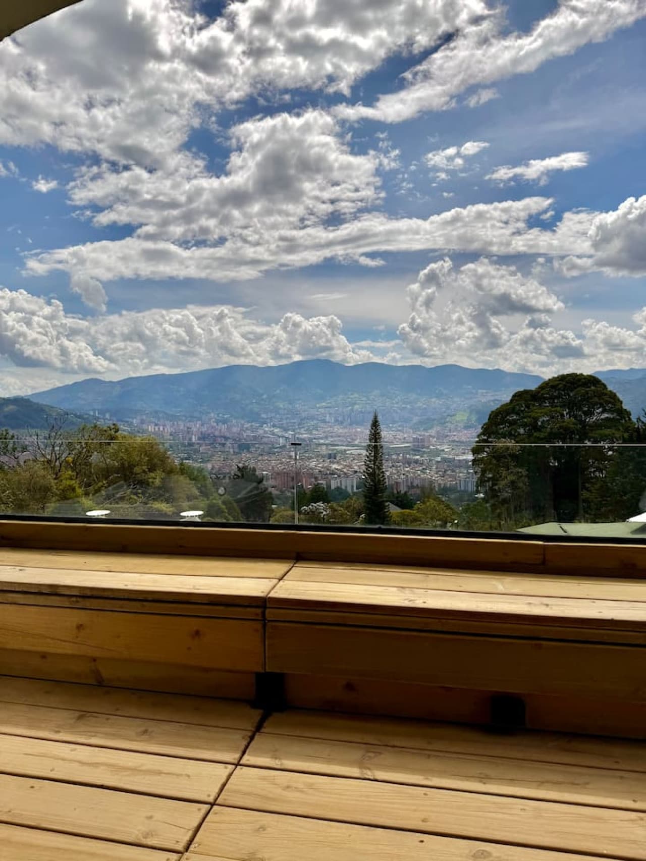Your own open-air retreat featuring lounge seating and breathtaking scenery.
